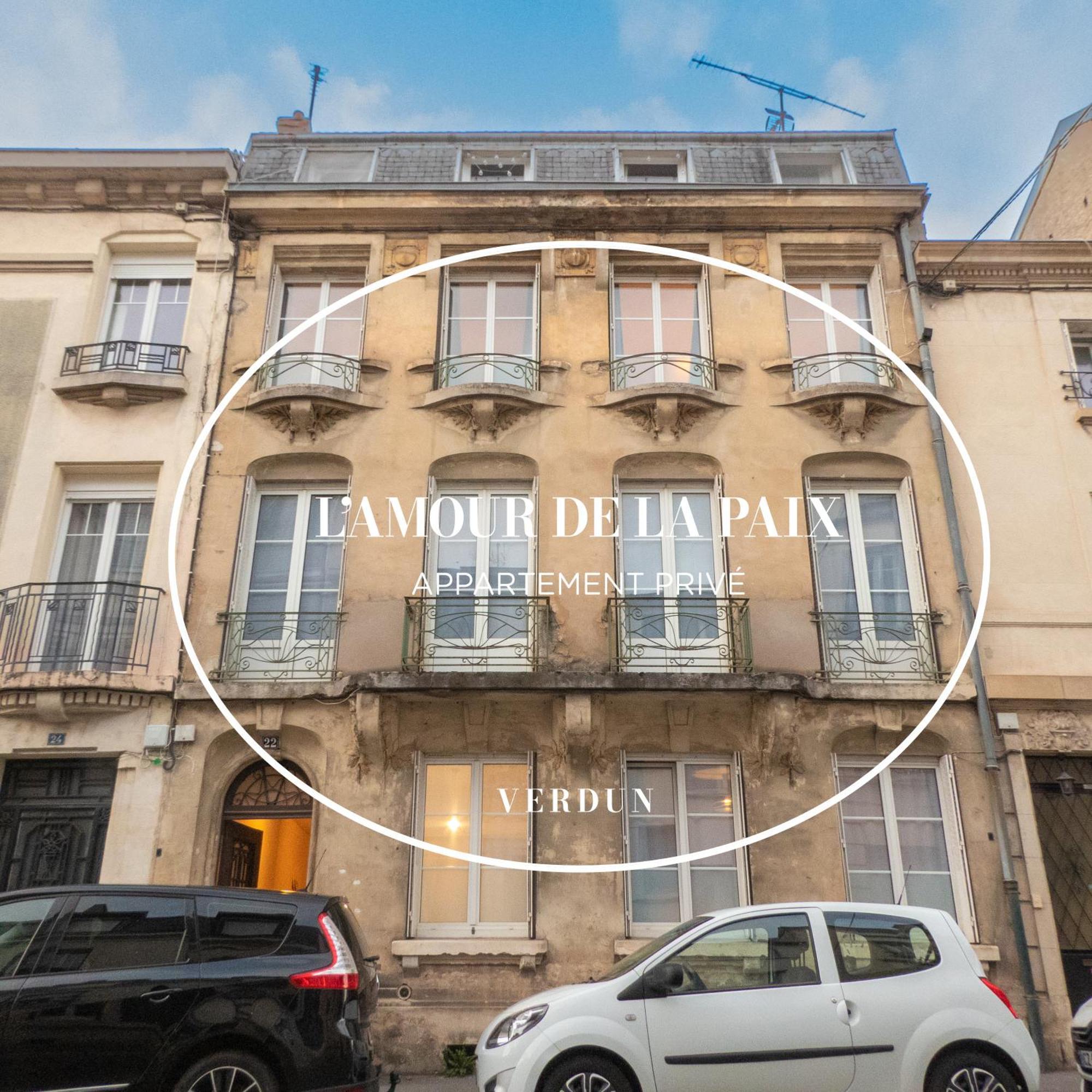 L'Amour De La Paix - Centre-Ville - Jardin - Proche Gare - Tv65"Primevideo - Ambiance Tres Chaleureuse - Parking Gratuit Sous-Video Surveillance Proche - Gere Par Presta-Zen'Services Verdun-sur-Meuse Ngoại thất bức ảnh